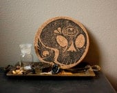 Hot Head - Block Printed Cork Trivet