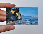 Original Art Magnets - Set of 2 - Cliffs and Crosswalks