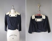 SALE Vintage Mod Blouse // 1960s Boxy Top // Jackie