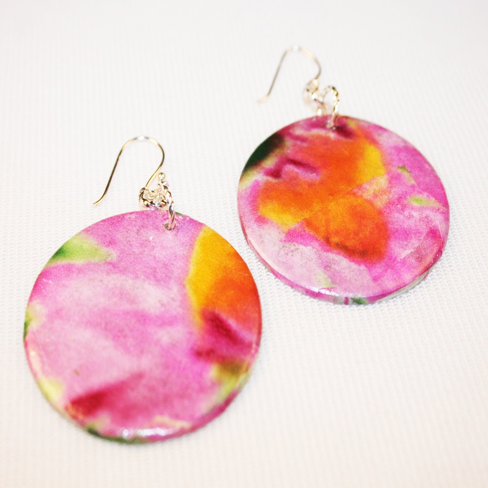 Floral Collage Earrings
