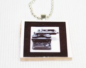 Vintage Typewriter Pendant