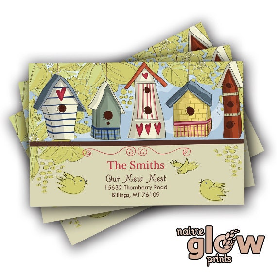 12 We've Moved Change of Address Cards