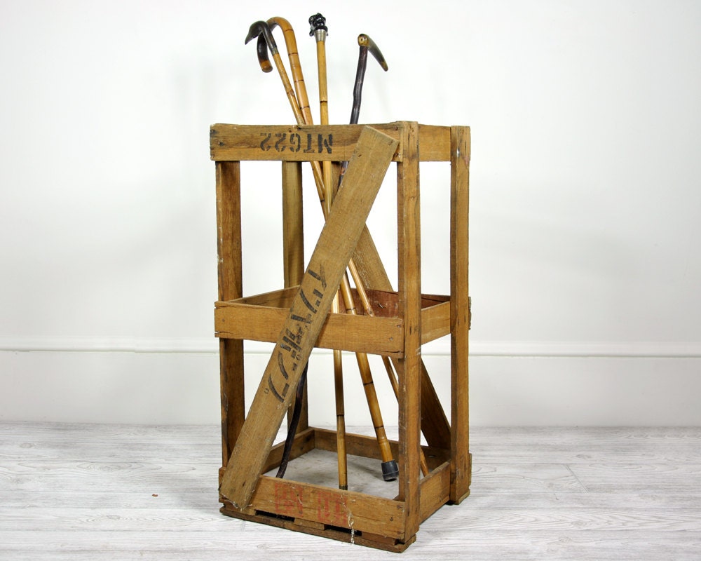 Vintage Large Industrial Storage Box, Crate / Industrial Storage