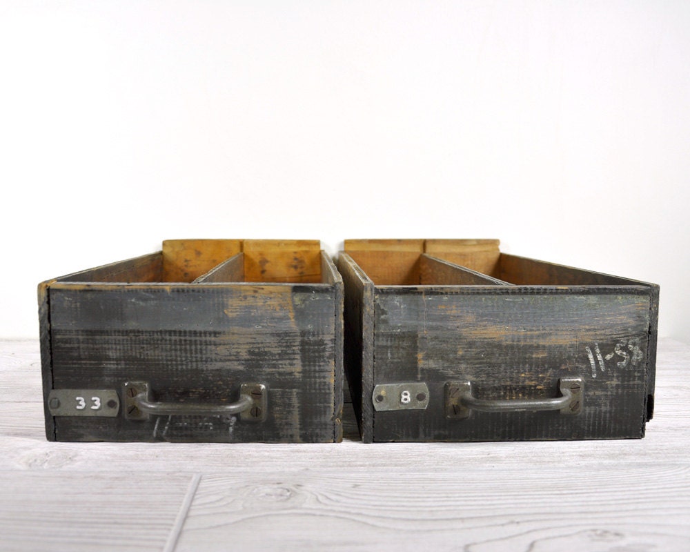 Vintage Wood Drawer / Wooden Box