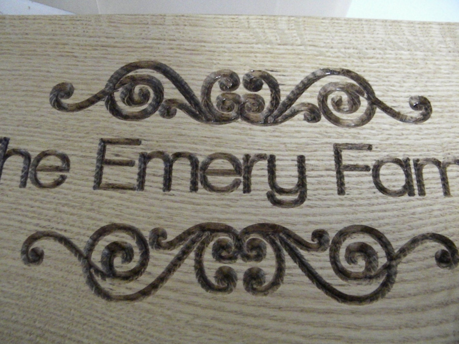 Personalized Established Family Name Cutting Board Carved Engraved wedding or anniversary gift