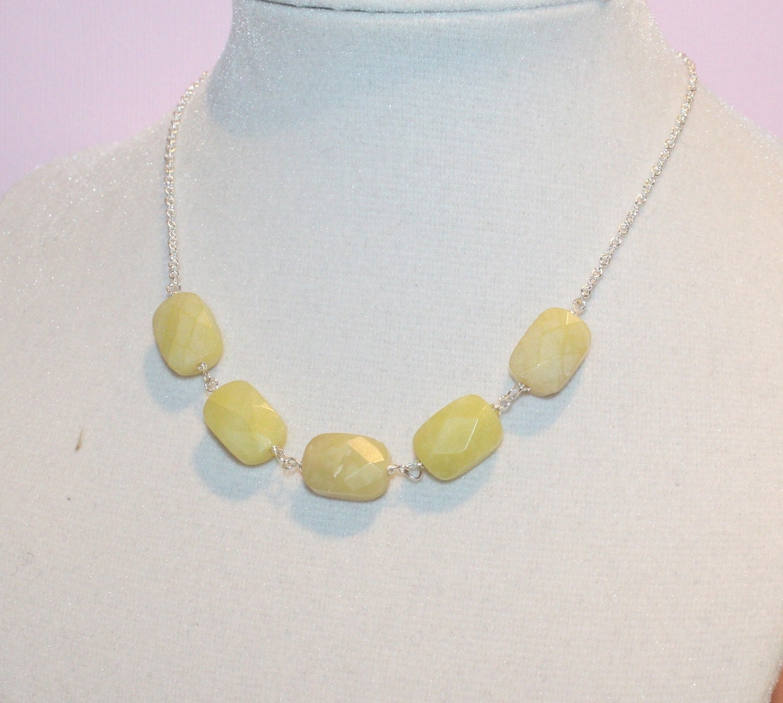 Olive Jade Necklace