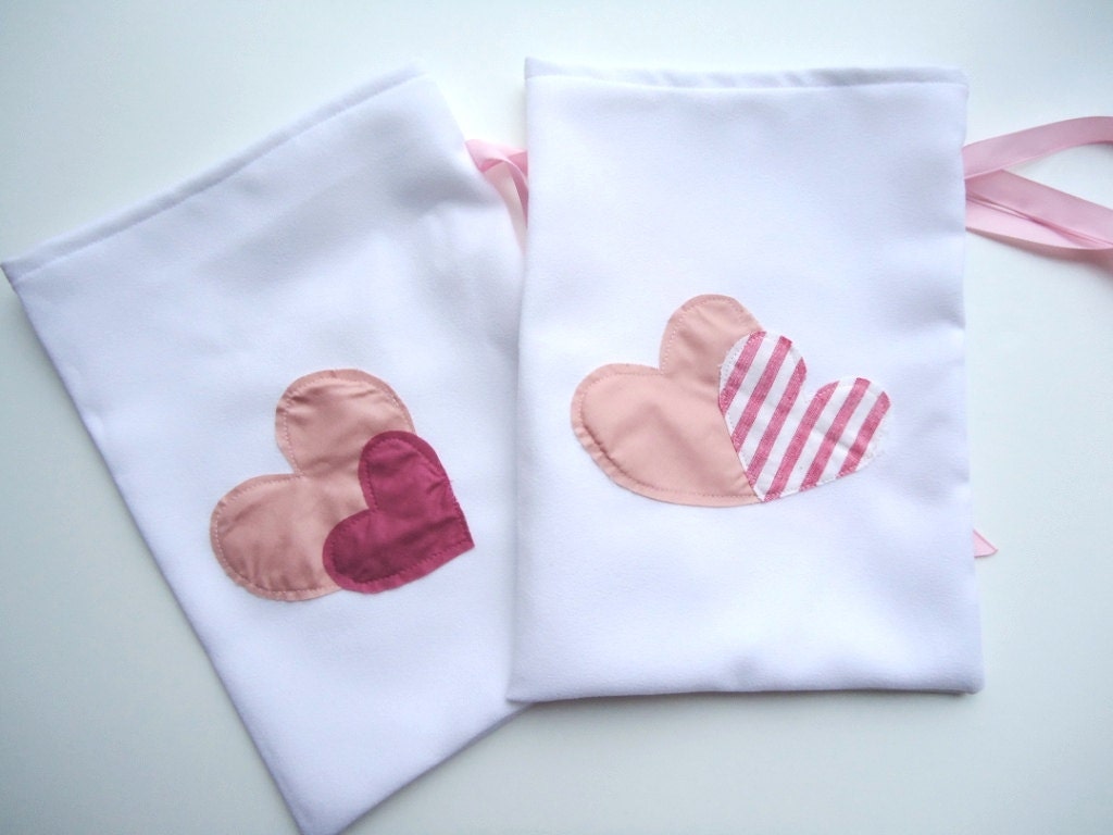 Set of 2 SMALL Reusable Cloth Gift Bags
