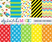 Lil Construction Zone- Digital Paper Pack for Personal or Commercial Use Il_170x135