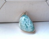 May Flowers Larimar pendant Geometry Sterling silver 925