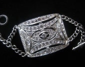 Vintage Art Deco Shoe Buckle Bracelet (c1920)
