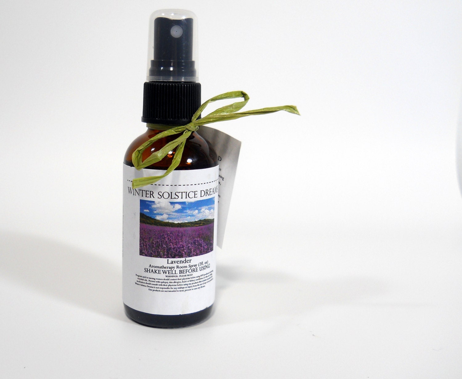 Organic Lavender Room and Linen Spray, Small Aromatherapy Spray, Small Bathroom Spray, 2 Fl Oz, Lavender Spray