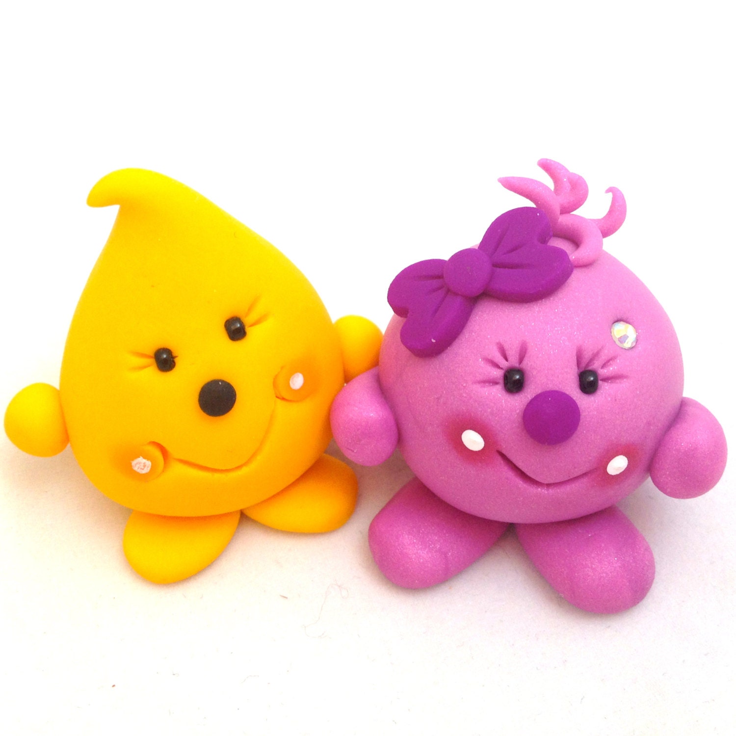 Parker & Lolly - Polymer Clay Figurine Set of Characters