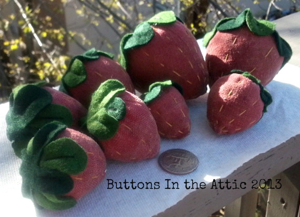 Primitive and Plump Strawberries