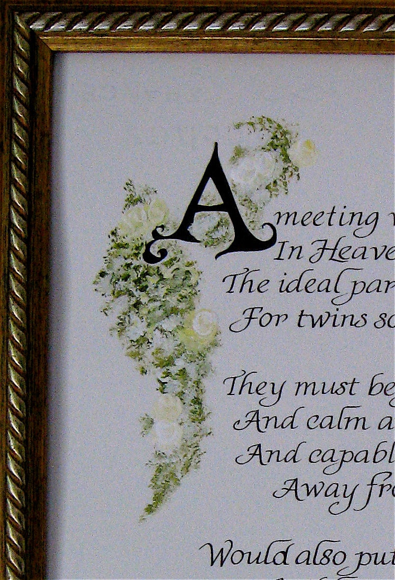 A poem for twins by Larry Howland