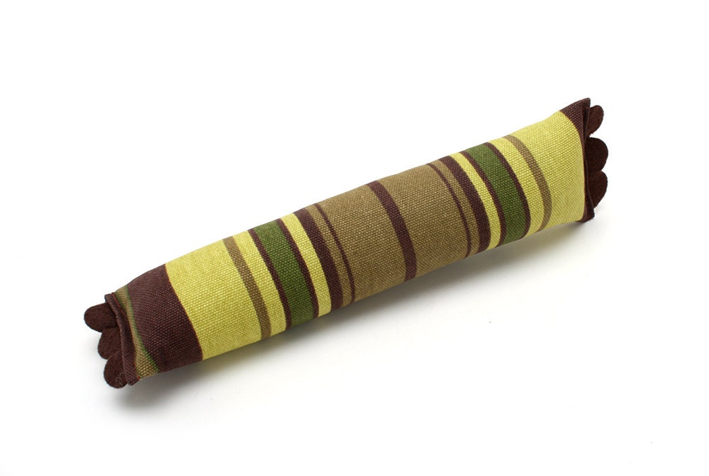 Large ModKicker Catnip Cat Toy (Chocolate Lime Stripes)