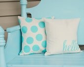 Polkadot Pillow Slip Cover 12x12
