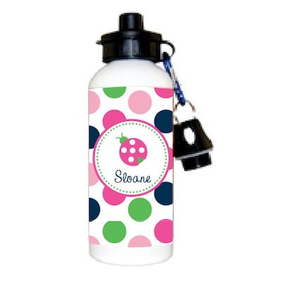 Personalized Water Bottle - Ladybug