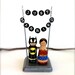 SUPERHERO Wedding Cake Topper with Just Married Bunting Wood Stand Wedding Cake Topper Superhero Cake Topper