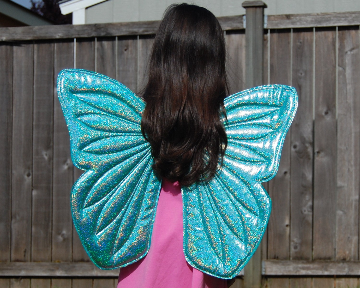Butterfly Wings, Fairy Wings, wire free, kids dress up wings, Gold pair of wings donated to child in chemo with each purchase