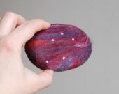 Felted Soap with Libra Constellation ( White Tea and Ginger)