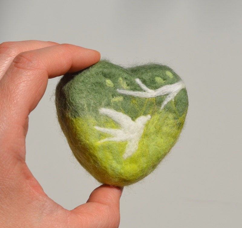 Felted Soap Swallow (Jasmine)