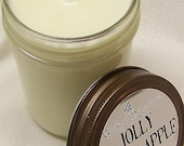 Jolly Green Apple - Soy Candle in 10 oz. Jar - No Dyes