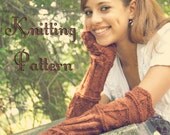Knitting Pattern--Arwen Fingerless Gloves---digital download