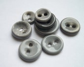 Various Grey Ceramic Buttons