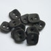 Black Stone Square Ceramic Buttons