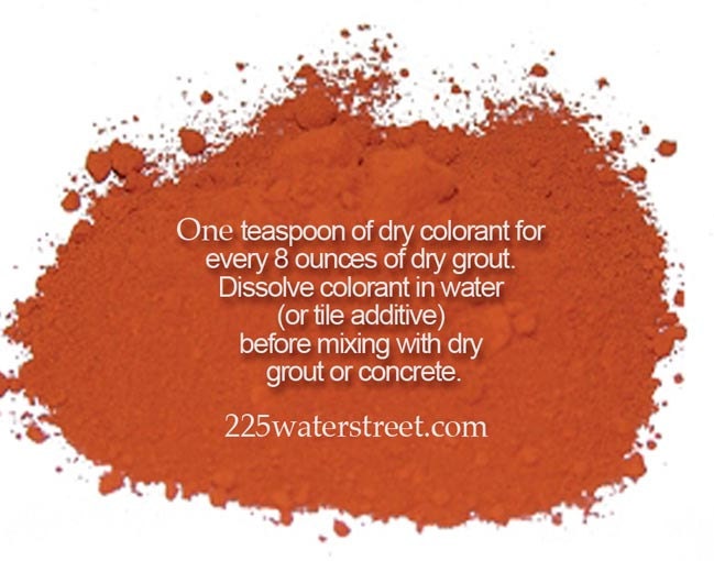 Terracotta Grout Color Pigment