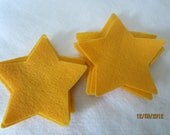 Gold Felt Star- Die Cut Stars-Decorations-Cut Out Felt Stars-Baby Shower Favors-Party Decorations