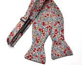 Pomp & Ceremony, Men's Bow tie, Liberty of London Emilias Flowers print