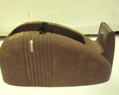 A Whale - 1940s Heavy Cast Iron Industrial Scotch Tape Dispenser