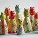 Owl Family, Owl Ornaments, MADE TO ORDER