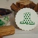 Spotty Wellies Olive Wood Stamp