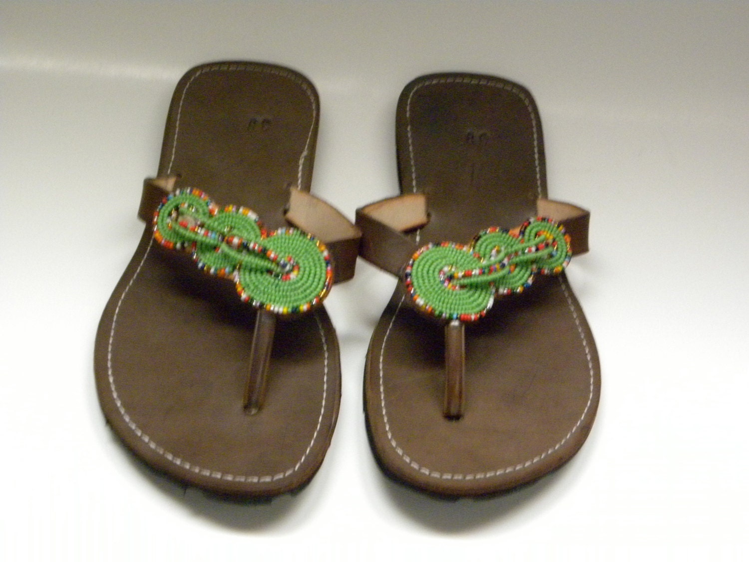 Beautiful Beaded Sandal size 7 US Womens