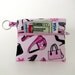 Coin Purse, Change Purse, Business Card Holder, Key Chain - Pink Purse and Pumps