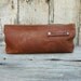 Waxed Canvas Pouch: Spice.