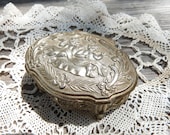 Vintage Jewelry Casket Cherubs