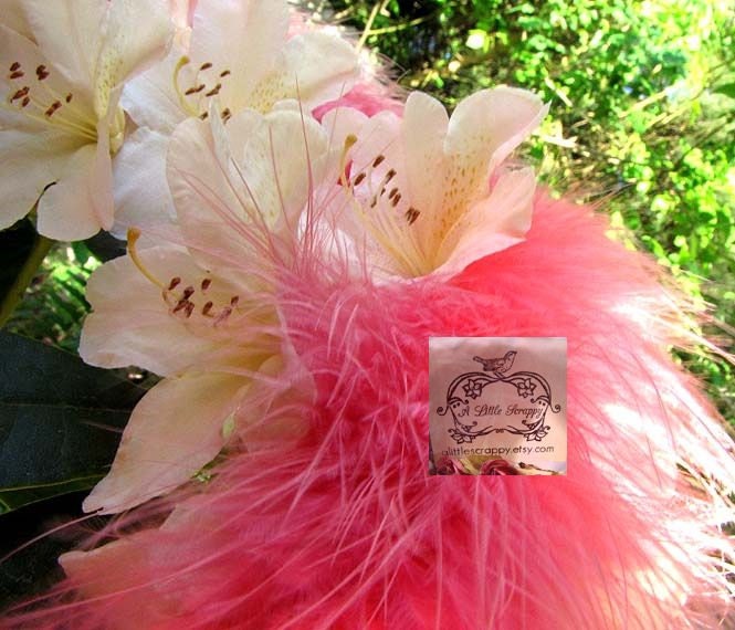 Posie Rosy Pink Marabou Boa Feathers