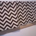 Village Brown Zigzag Valances Chevron Valances One Set: Two Valances