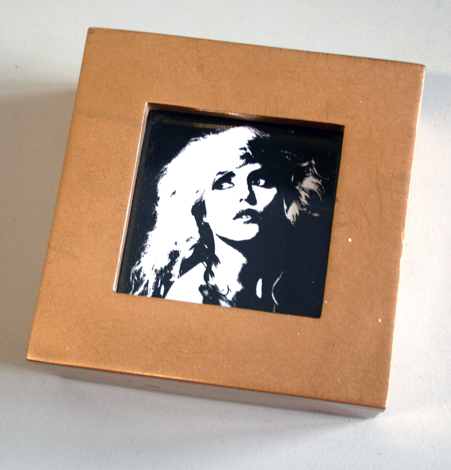 MAY 10% SALE Vintage Debbie Harry punk Trinket Box