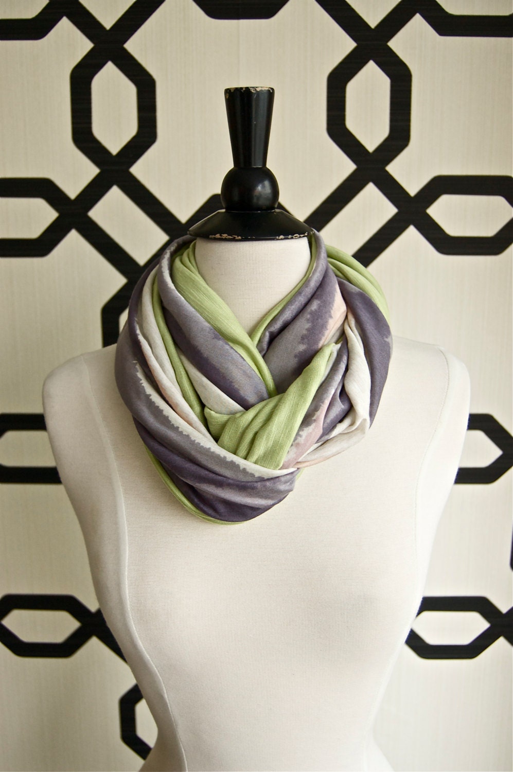 Pastel Watercolor Tuesday Infinity Scarf