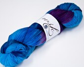 Aspen Sock with Nylon Yarn Superwash Merino/Nylon 80/20 in "Aqualina"