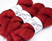 Aspen Sock with Nylon Yarn Superwash Merino/Nylon 80/20 in "Rust"