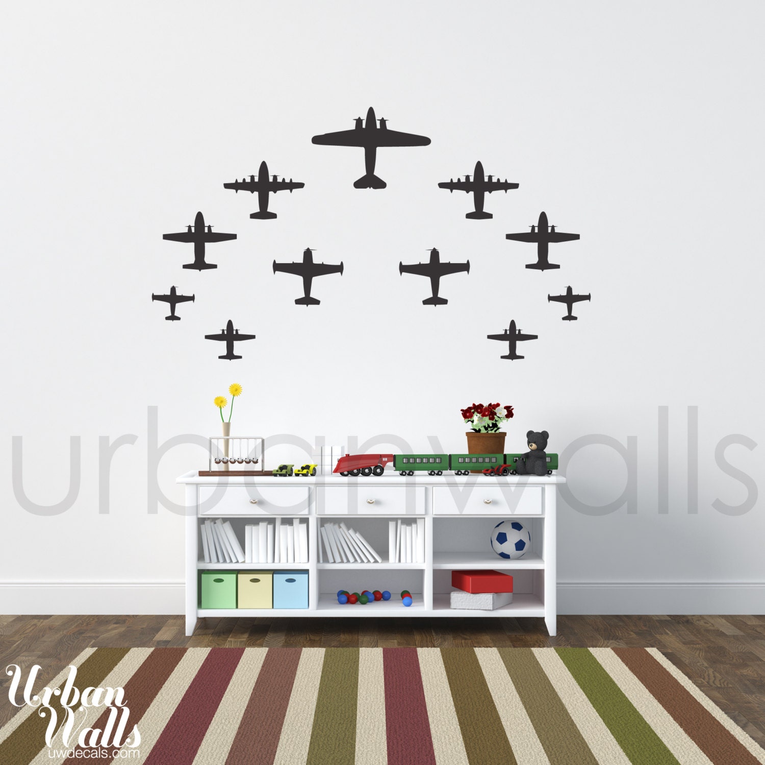 Vinyl Wall Sticker Decal Art - Airplanes