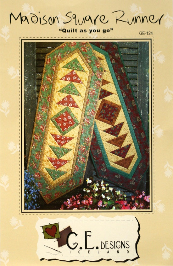Madison Square Runner - Table runner pattern