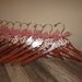 custom painted wood hangers for WEDDINGS, bridesmaids, teacher gifts, college organizations, graduation, or even birthdays