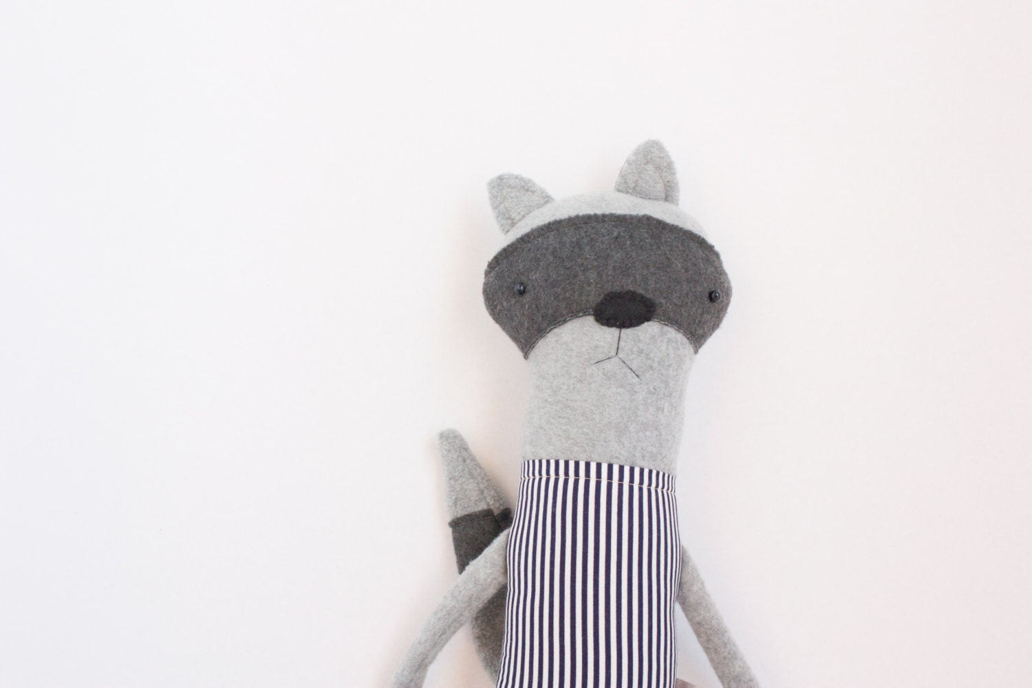 Plush Raccoon Friend- Finkelstein's Center Handmade Creature