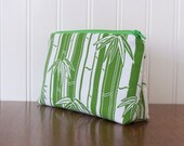 15% off entire shop - Coupon code 15OFF - Cosmetic Bag - Green Bamboo
